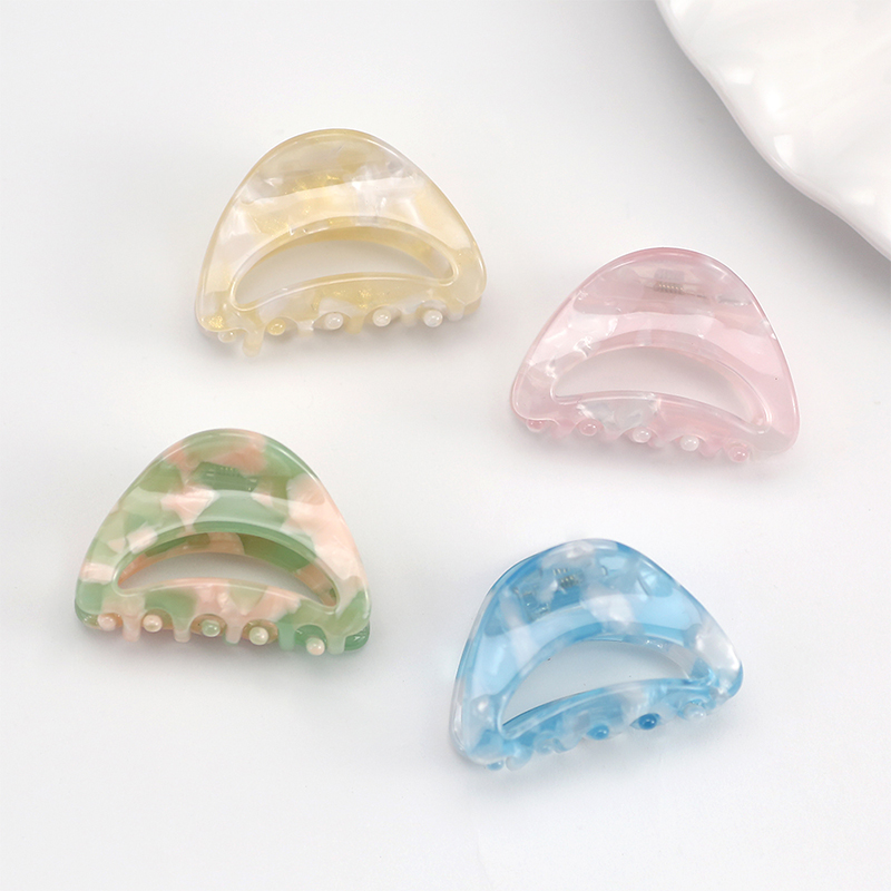Clip para garra de cabello con acetato con muesca de arco