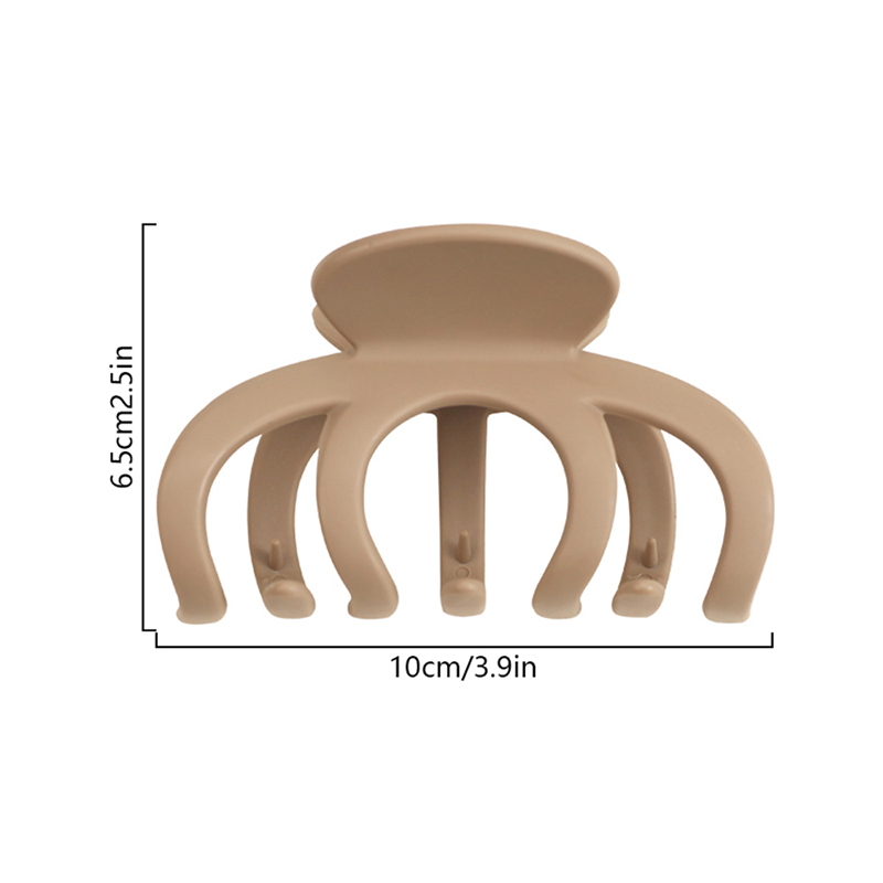 Clip para garra de cabello de plástico inyectado en forma de siete garras