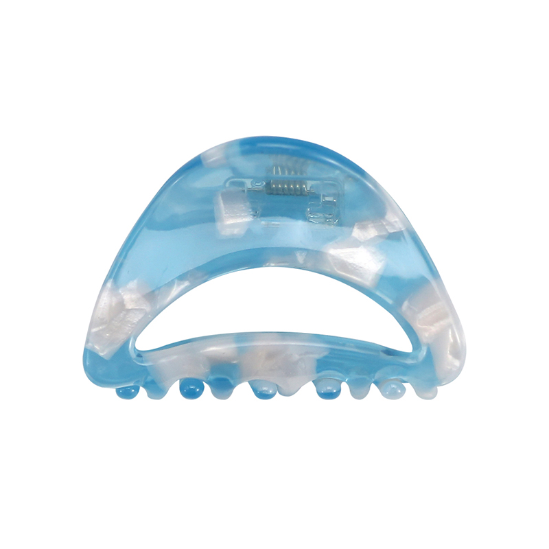 Clip para garra de cabello con acetato con muesca de arco