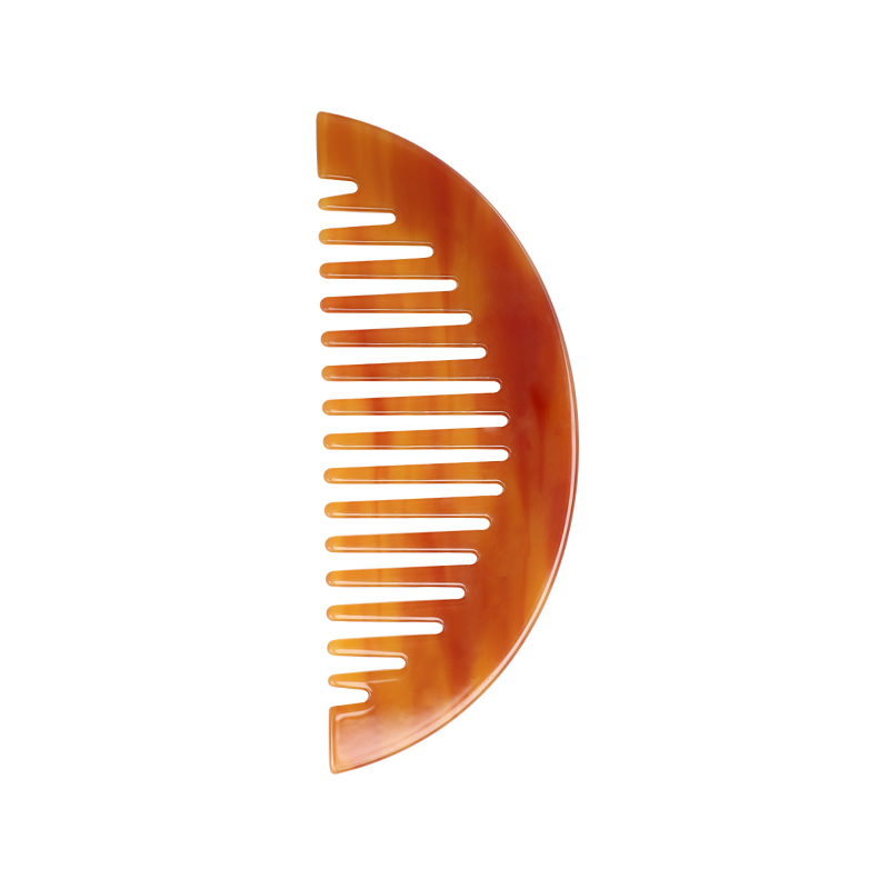 Peine de acetato de arco semicircular