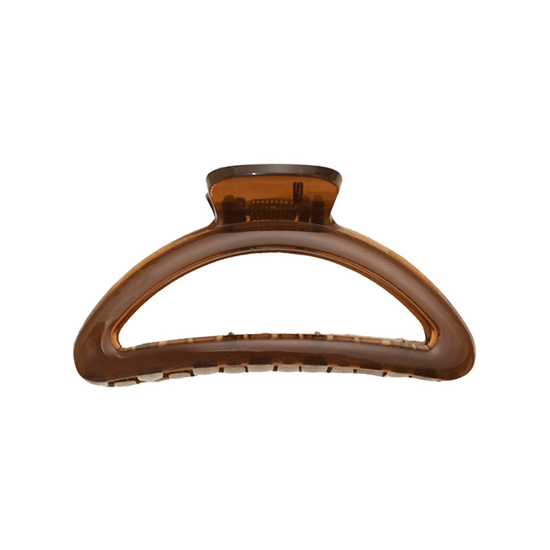 Clip para garra de cabello de plástico inyectado hueco semicircular