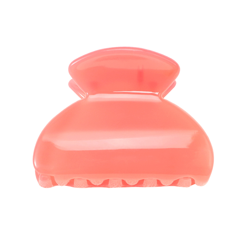 Clip para garra de cabello de plástico inyectado semicircular