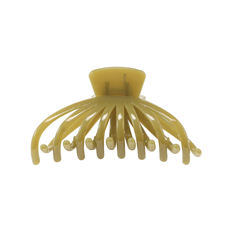Clip de plástico para garras de pelo inyectado con pulpo