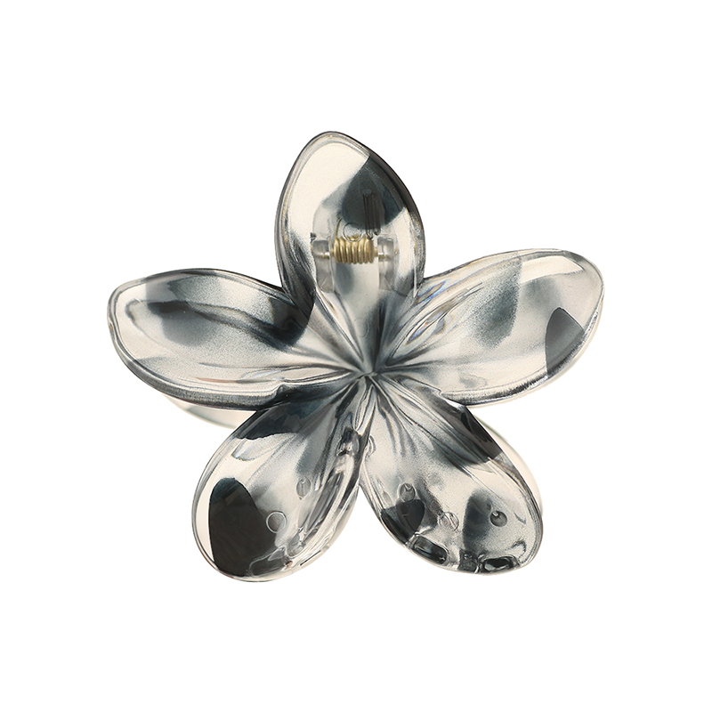 Clip para garra de cabello de plástico inyectado Plumeria
