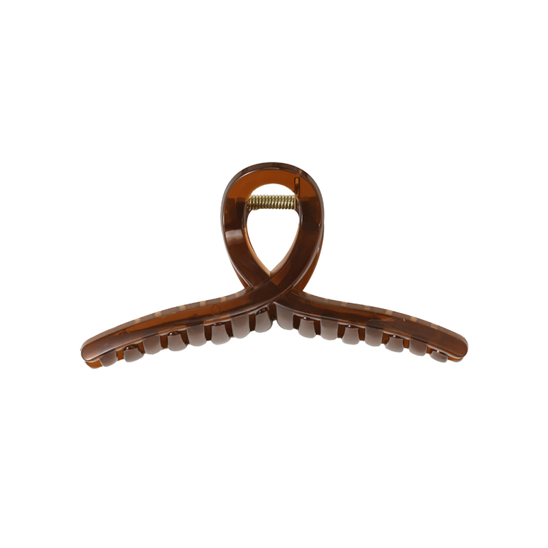 Clip para garra de cabello de plástico inyectado en forma de cruz de 10,5 cm