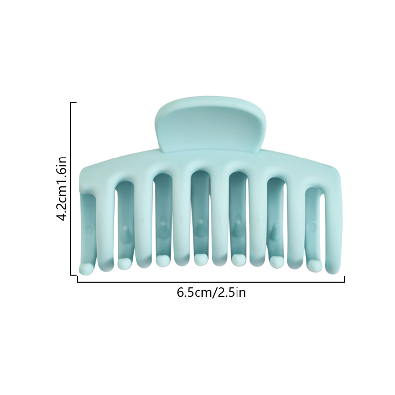 Clip para garra de cabello de plástico inyectado con goma de quilla
