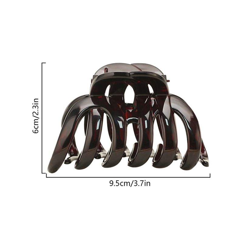 Clip para garra de cabello de plástico inyectado con calabaza
