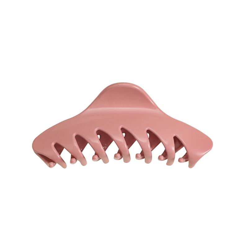 Clip de plástico para garras de cabello con inyección en dientes helicoidales