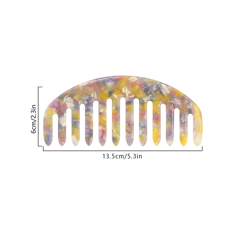 Peine de acetato de dientes anchos