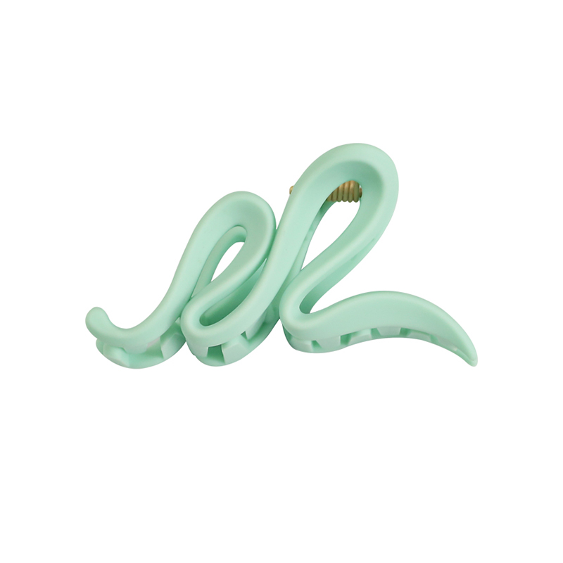 Clip para garra de cabello de plástico con inyección de goma de serpiente