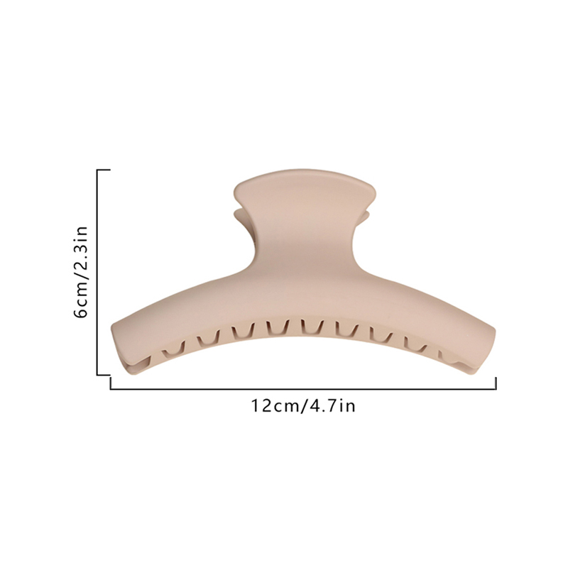 Colgador de ropa Clip de garra para el cabello de plástico con inyección de goma