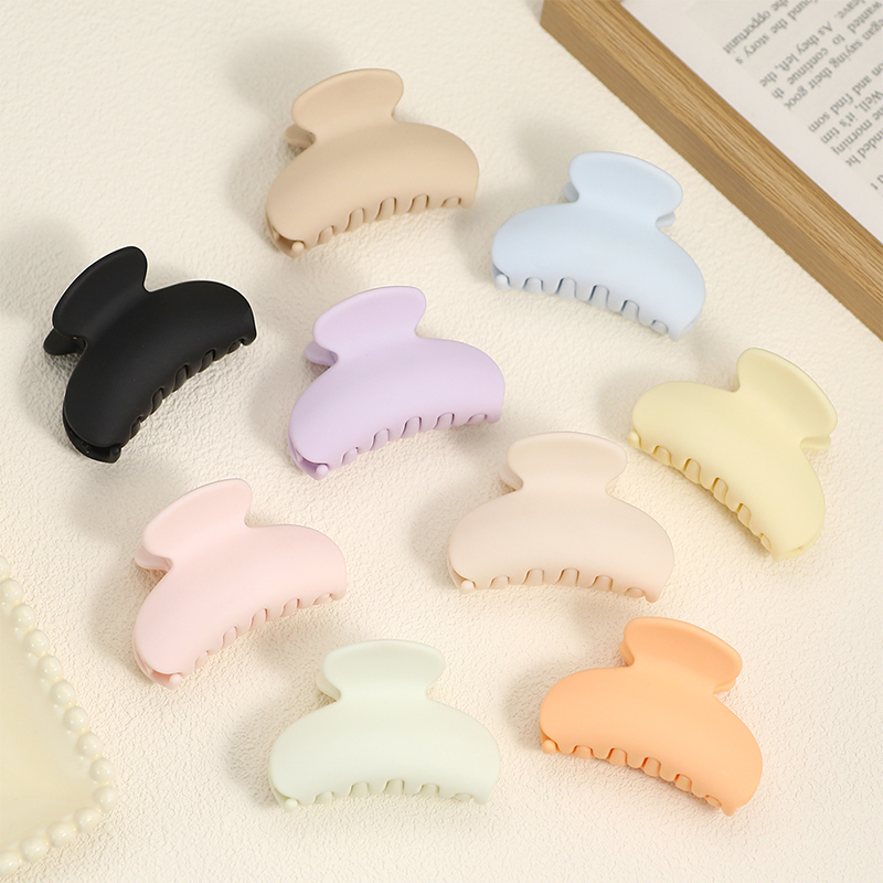 Clip para garra de cabello de plástico inyectado en forma de abanico