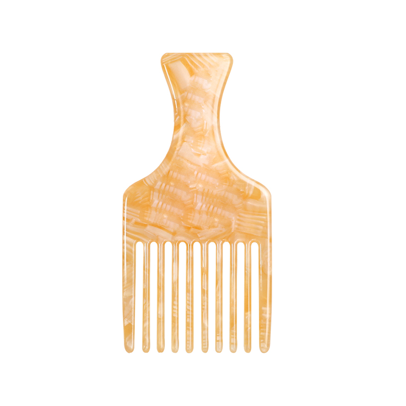 Peine compacto de acetato con mango