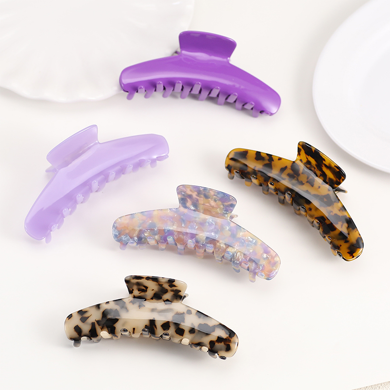 Clip para garra de cabello Comfort Acetate de gran tamaño