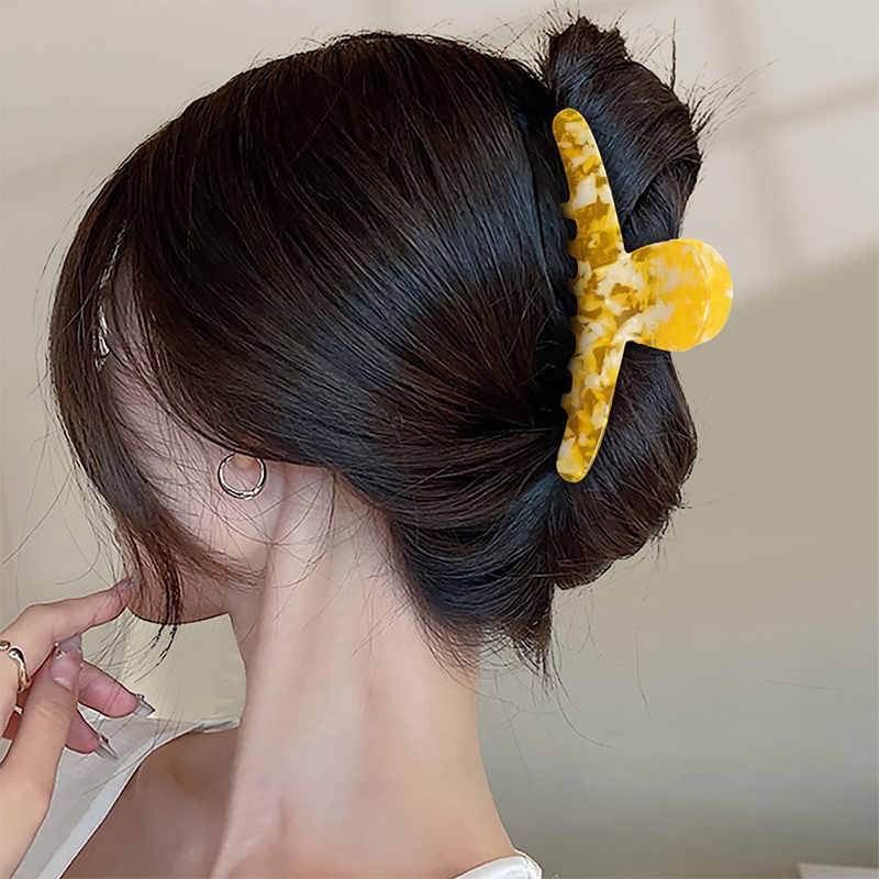 Clip para garras de acetato para el cabello estrecho y firme