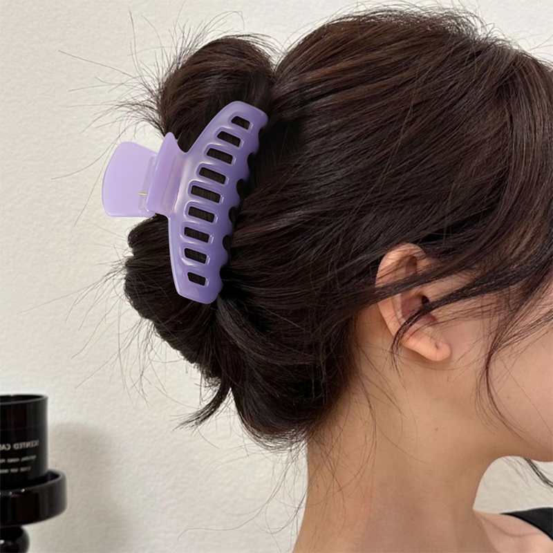 Rejilla de dientes largos Acetato Pinza para el cabello