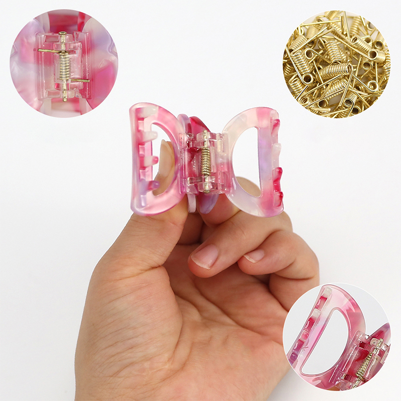 Clip para garras de cabello de acetato con apariencia de mariposa