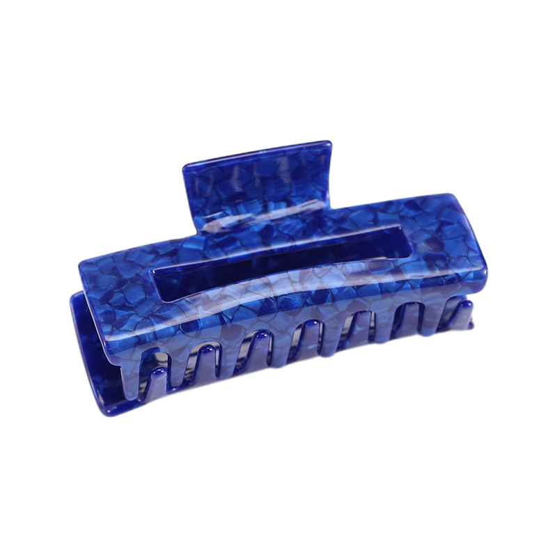 Clip para garra de cabello de acetato rectangular largo
