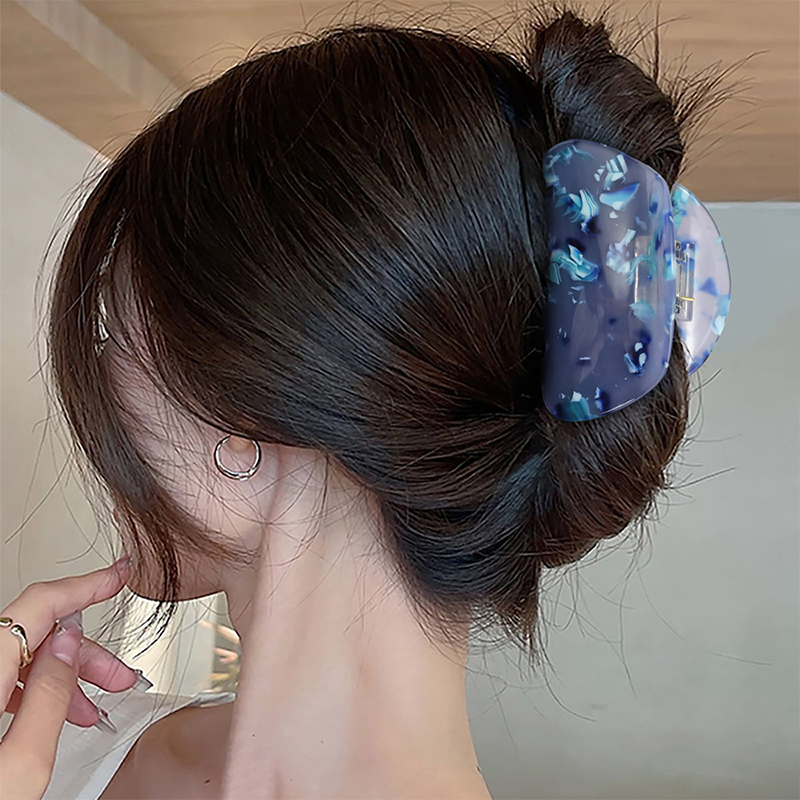 Pequeño clip para garras de acetato elegante y brillante