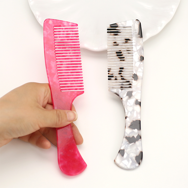 Peine de acetato de dientes finos