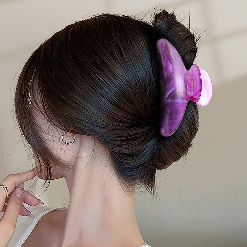 Clip ligero para garras de cabello con acetato de arco
