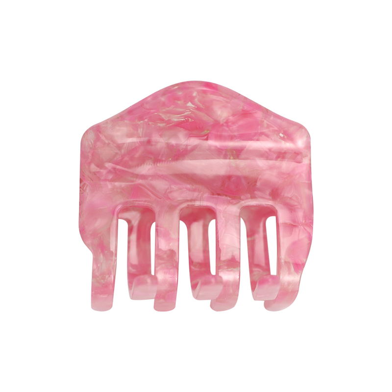 Clip compacto para garras de acetato para el cabello de varios colores