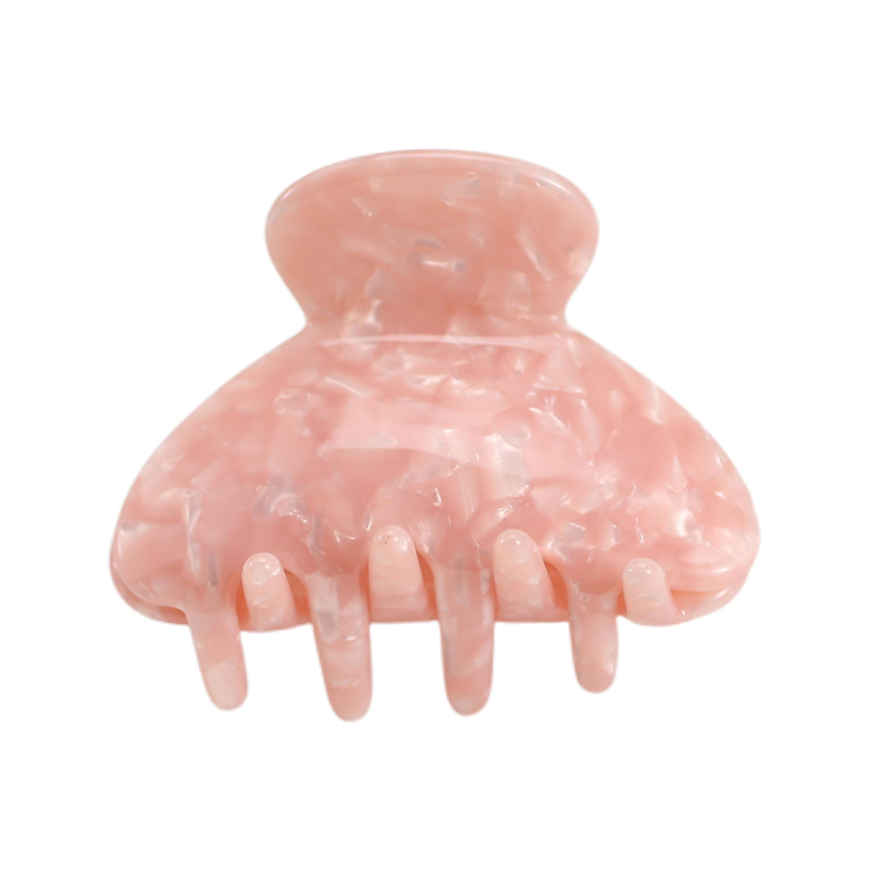 Clip para garra de cabello de acetato de forma semicircular