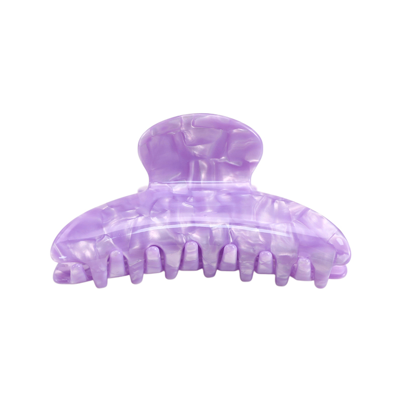Clip para garra de cabello con acetato de abanico multicolor