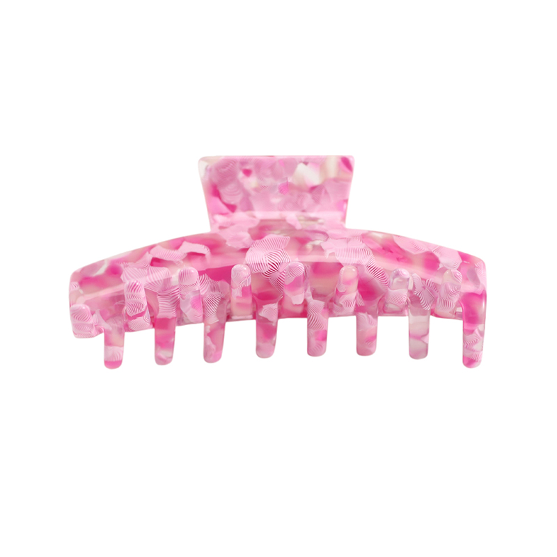 Clip largo y sencillo para garras de acetato para el cabello