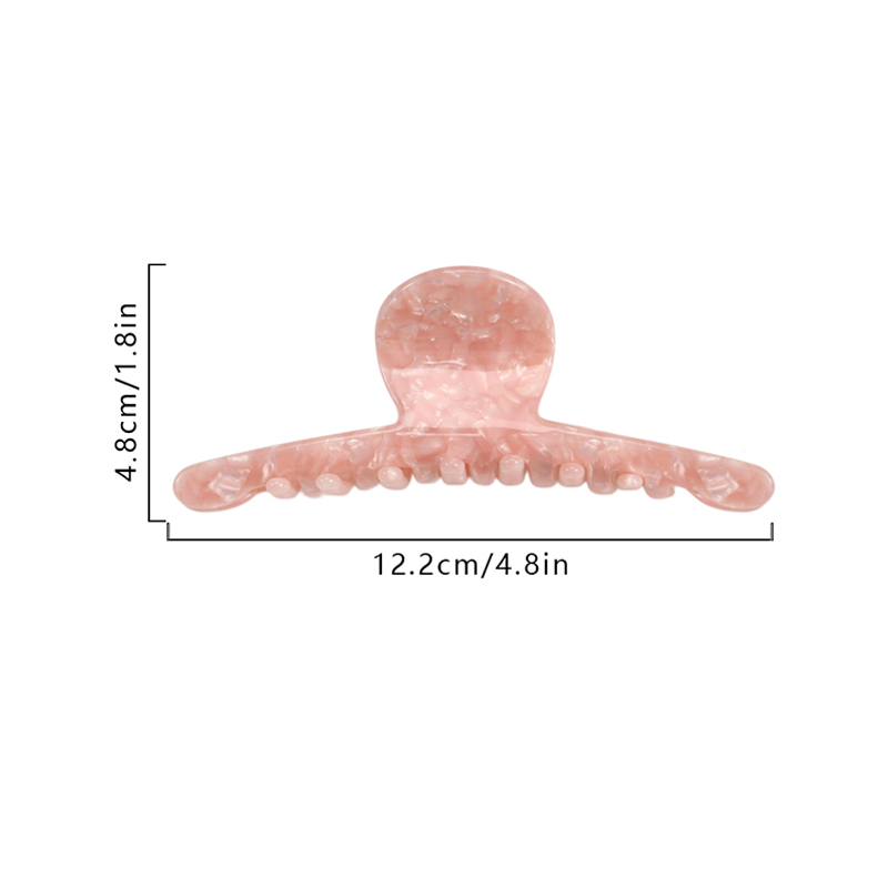 Clip para garra de cabello de acetato de tira recta grande