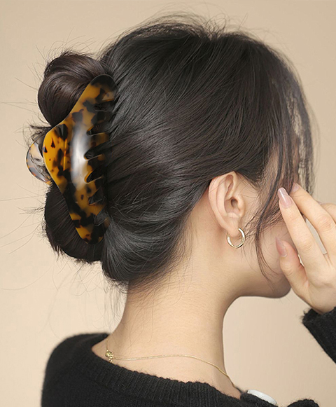 Pinza Para El Cabello De Acetato