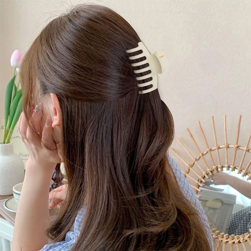 Clip para garra de cabello de plástico inyectado con goma de quilla