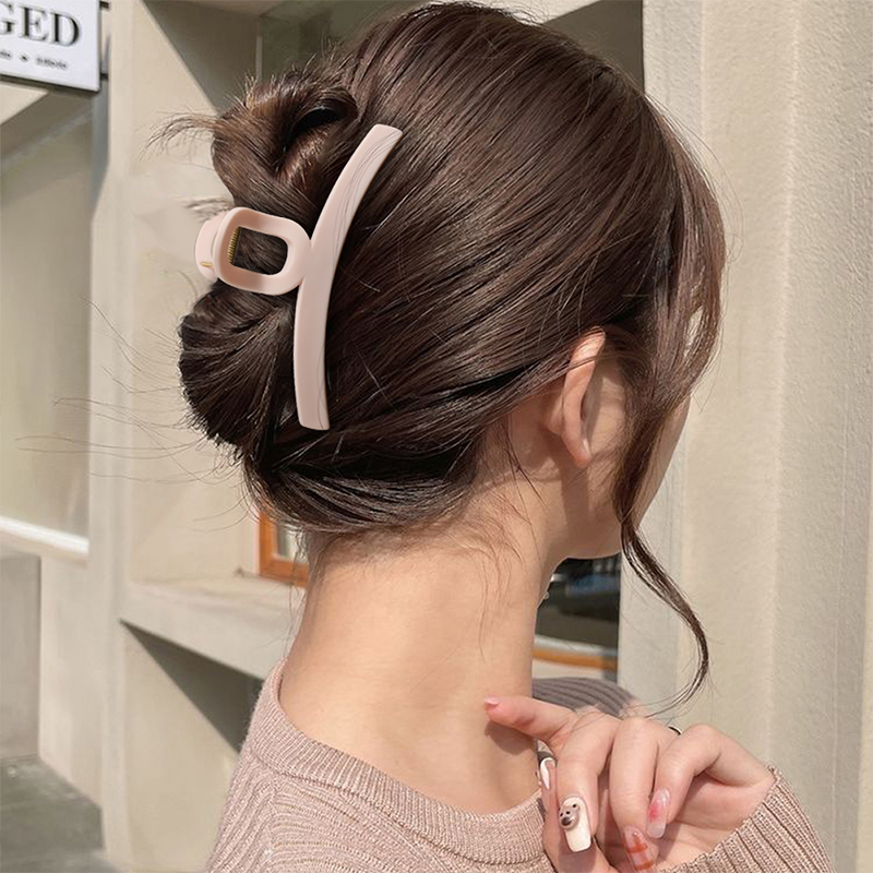 Clip de una forma Clip de garra de cabello de plástico inyectado