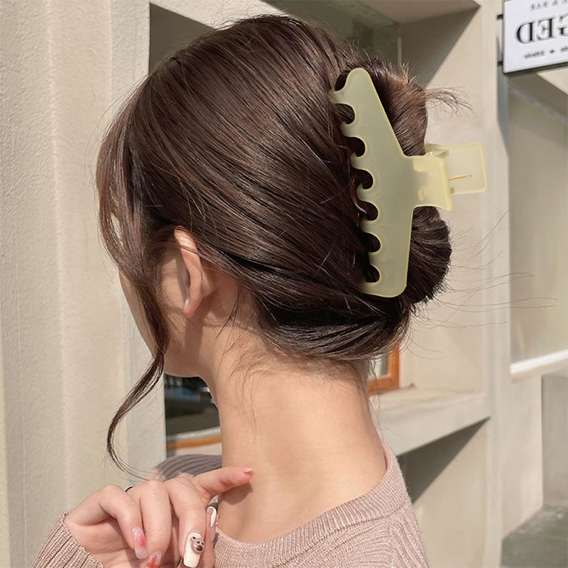 Clip para garra de cabello de plástico inyectado estilo percha