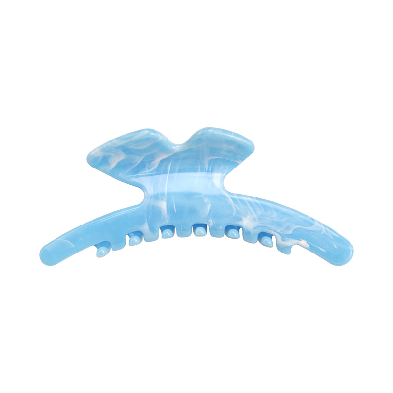 Clip de plástico para garras de cabello con inyección de mariposa larga