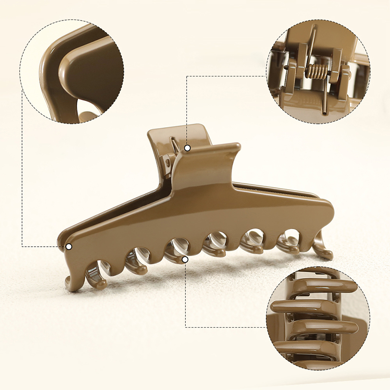 Clip para garra de cabello de plástico inyectado estilo percha