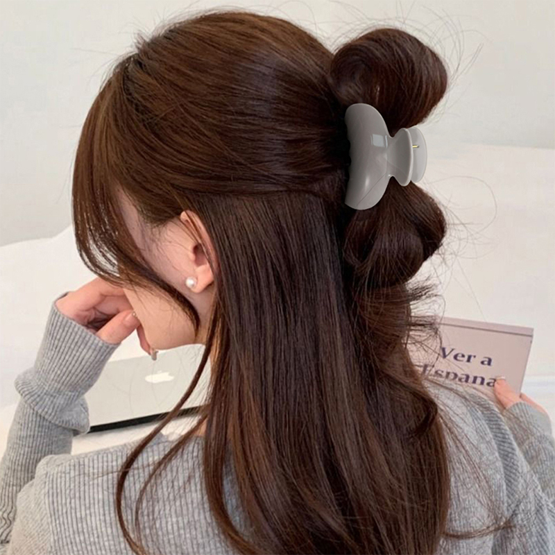 Clip para garra de cabello de plástico inyectado en forma de abanico