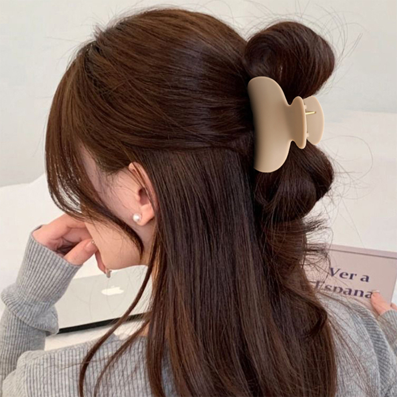Clip para garra de cabello de plástico inyectado en forma de abanico