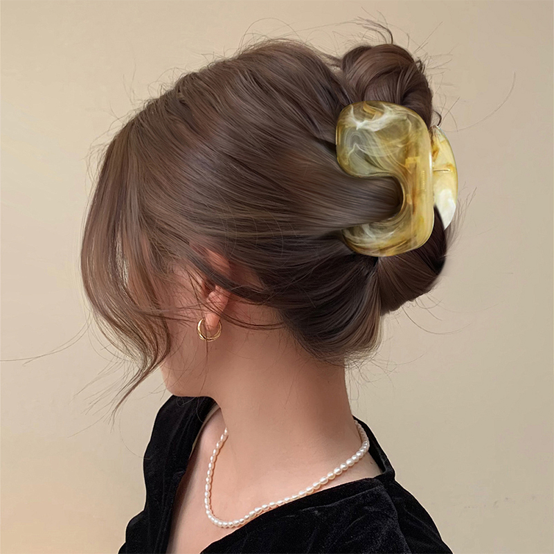 Clip para garra de cabello de plástico inyectado en forma de C