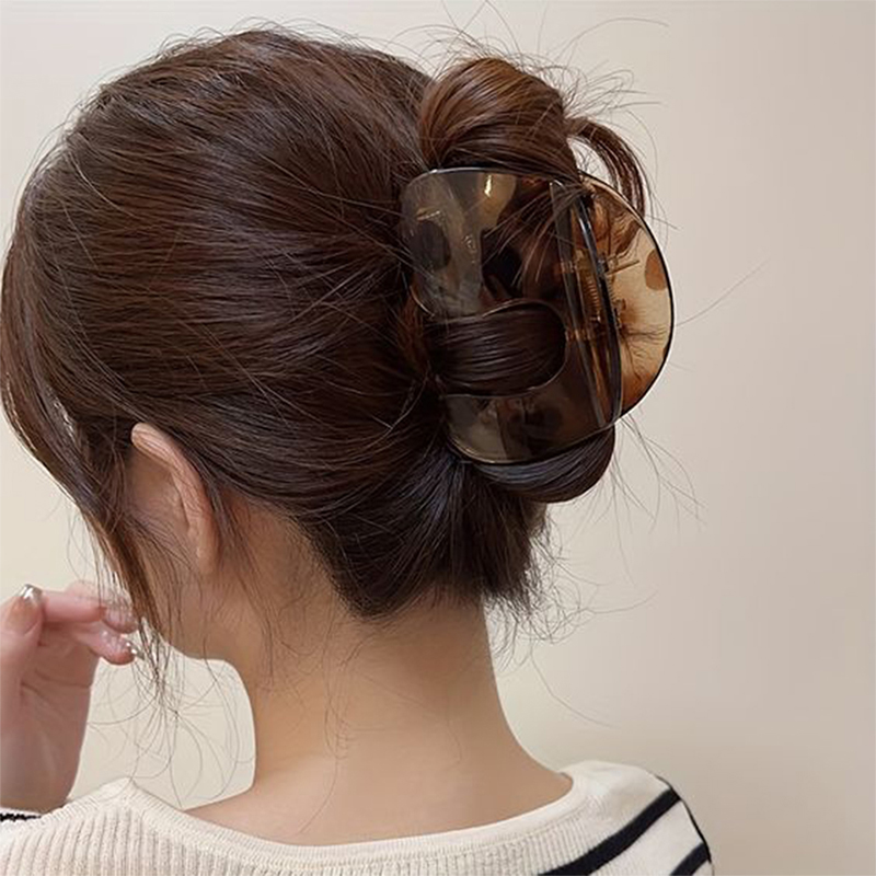 Clip para garra de cabello de plástico inyectado en forma de C