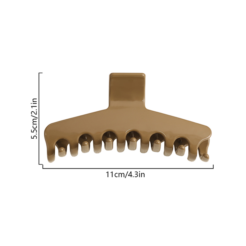 Clip para garra de cabello de plástico inyectado estilo percha
