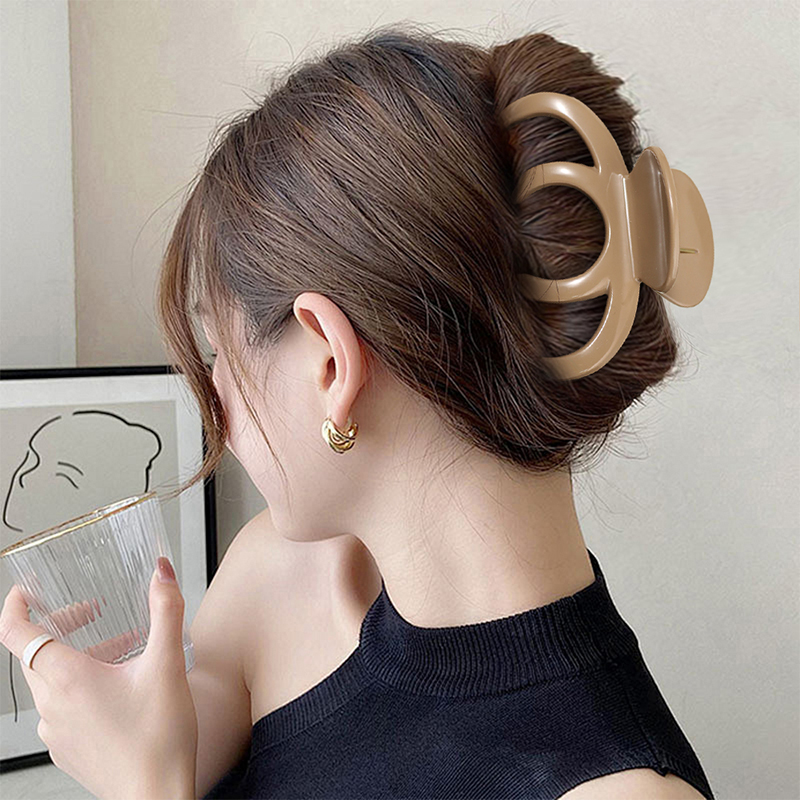 Clip para garra de cabello de plástico inyectado en forma de siete garras