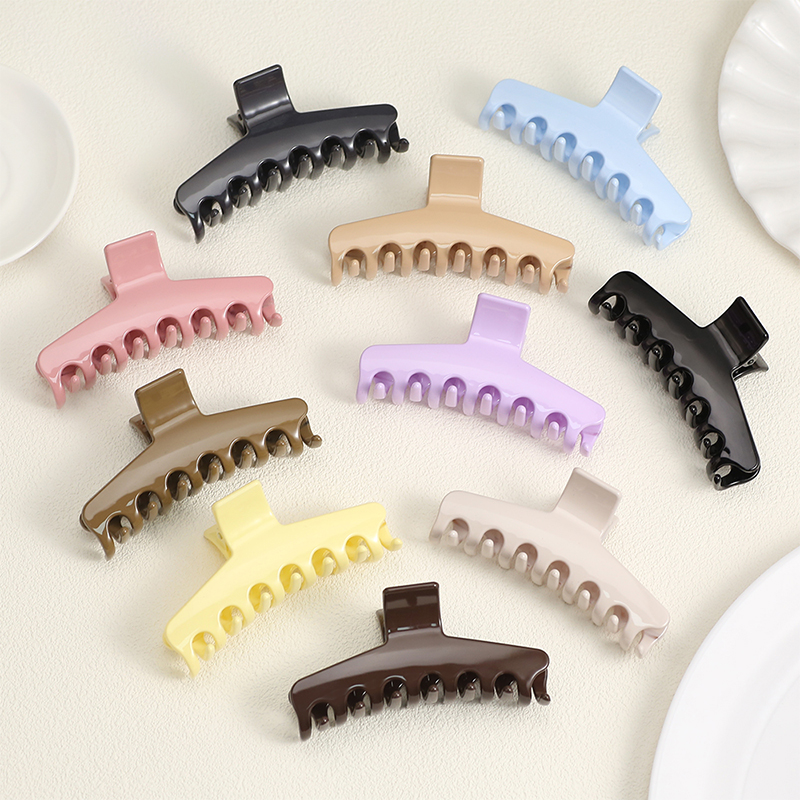 Clip para garra de cabello de plástico inyectado estilo percha