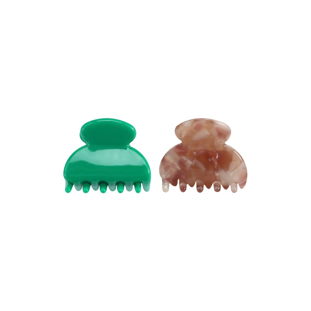 Pequeño y lindo clip para garras de acetato para el cabello