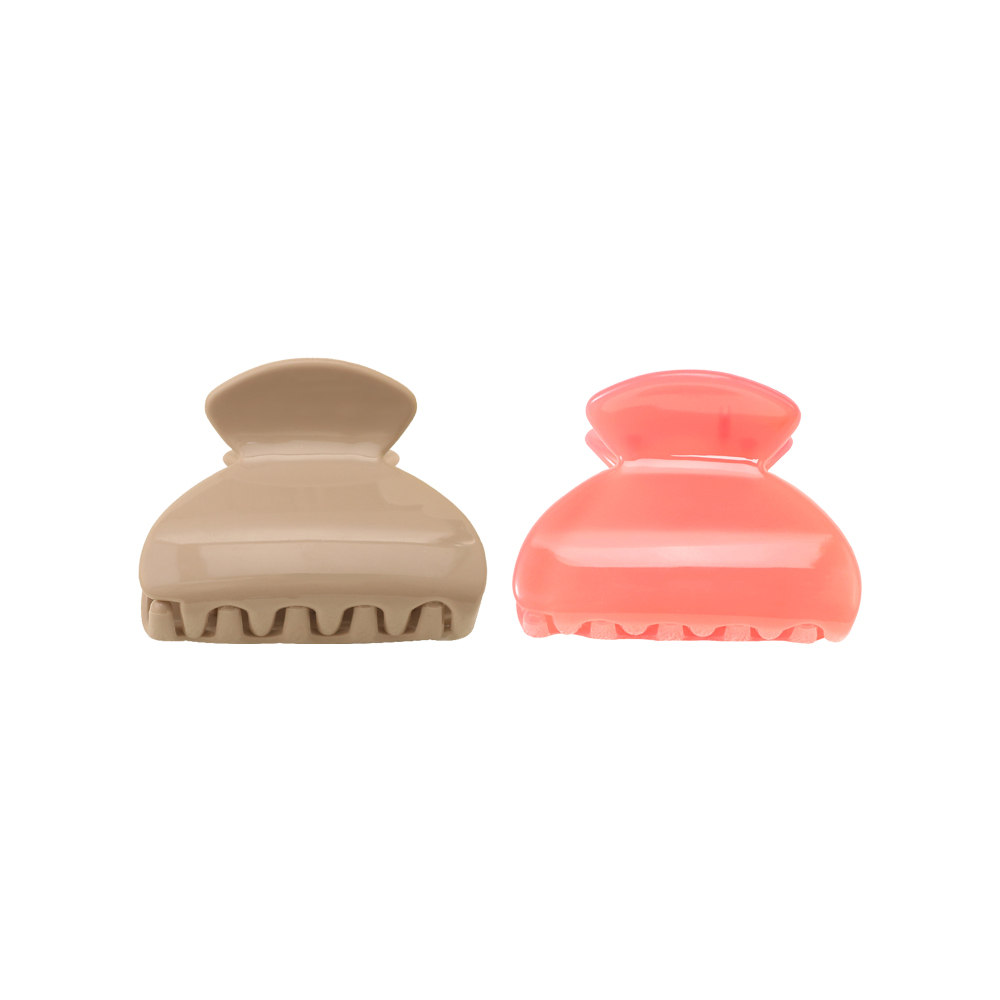 Clip para garra de cabello de plástico inyectado semicircular